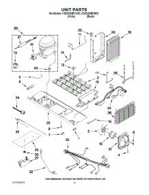 09 - Unit Parts parts for Kitchenaid Refrigerator KSO24C8EYW00 from AppliancePartsPros.com