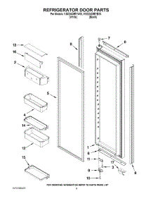 06 - Refrigerator Door Parts parts for Kitchenaid Refrigerator KSO24C8EYB00 from AppliancePartsPros.com