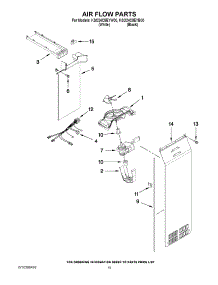 11 - Air Flow Parts parts for Kitchenaid Refrigerator KSO24C8EYB00 from AppliancePartsPros.com