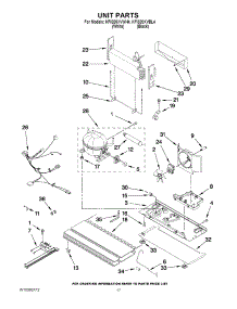 10 - Unit Parts parts for Kitchenaid Refrigerator KFIS20XVBL4 from AppliancePartsPros.com
