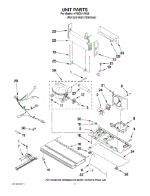 10 - Unit Parts parts for Kitchenaid Refrigerator KFIS20XVMS6 from AppliancePartsPros.com