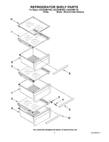 03 - Refrigerator Shelf Parts parts for Kitchenaid Refrigerator KSC23C9EYY00 from AppliancePartsPros.com