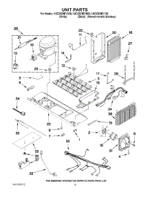 09 - Unit Parts parts for Kitchenaid Refrigerator KSC23C9EYY00 from AppliancePartsPros.com