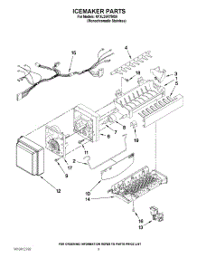 05 - Icemaker Parts parts for Kitchenaid Refrigerator KFXL25RYMS0 from AppliancePartsPros.com