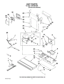 05 - Unit Parts parts for Kitchenaid Refrigerator KBFS20EVMS5 from AppliancePartsPros.com