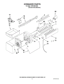 08 - Icemaker Parts parts for Kitchenaid Refrigerator KBFS20EVMS5 from AppliancePartsPros.com