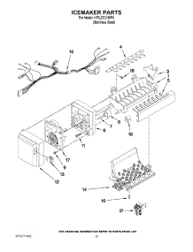 08 - Icemaker Parts parts for Kitchenaid Refrigerator KFIL27CXMP0 from AppliancePartsPros.com
