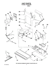 05 - Unit Parts parts for Kitchenaid Refrigerator KRFC90100B4 from AppliancePartsPros.com