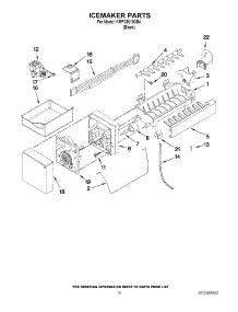 08 - Icemaker Parts parts for Kitchenaid Refrigerator KRFC90100B4 from AppliancePartsPros.com