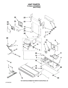 05 - Unit Parts parts for Kitchenaid Refrigerator KFCO22EVBL2 from AppliancePartsPros.com