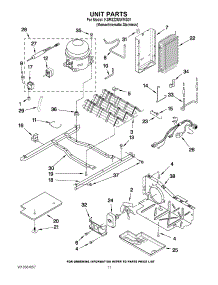 07 - Unit Parts parts for Kitchenaid Refrigerator KSRS22MWMS01 from AppliancePartsPros.com