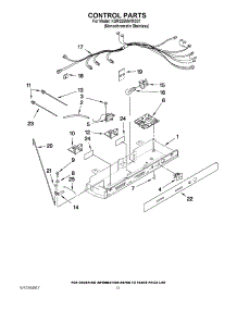09 - Control Parts parts for Kitchenaid Refrigerator KSRS25MWMS01 from AppliancePartsPros.com