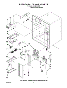 02 - Refrigerator Liner Parts parts for Kitchenaid Refrigerator KFIS25XVMS5 from AppliancePartsPros.com