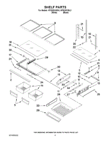 03 - Shelf Parts parts for Kitchenaid Refrigerator KFIS25XVBL3 from AppliancePartsPros.com