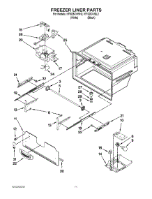 06 - Freezer Liner Parts parts for Kitchenaid Refrigerator KFIS25XVBL2 from AppliancePartsPros.com