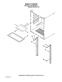 02 - Shelf Parts parts for Kitchenaid Refrigerator KURG24RWBS21 from AppliancePartsPros.com