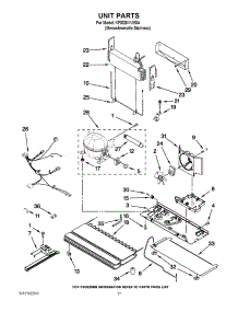 10 - Unit Parts parts for Kitchenaid Refrigerator KFIS25XVMS4 from AppliancePartsPros.com