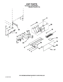 04 - Unit Parts parts for Kitchenaid Refrigerator KURG24RWBS21 from AppliancePartsPros.com