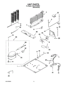 06 - Unit Parts parts for Kitchenaid Refrigerator K9TLEFFWMS01 from AppliancePartsPros.com