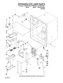02 - Refrigerator Liner Parts parts for Kitchenaid Refrigerator KFIS20XVBL2 from AppliancePartsPros.com