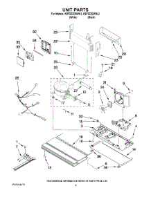 05 - Unit Parts parts for Kitchenaid Refrigerator KBFS22EWBL2 from AppliancePartsPros.com