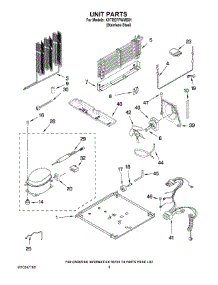 06 - Unit Parts parts for Kitchenaid Refrigerator K9TREFFWMS01 from AppliancePartsPros.com