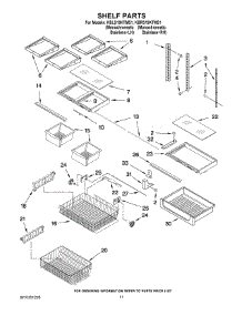06 - Shelf Parts parts for Kitchenaid Refrigerator KBLS19KTMS1 from AppliancePartsPros.com