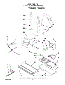07 - Unit Parts parts for Kitchenaid Refrigerator KBLS19KTMS1 from AppliancePartsPros.com