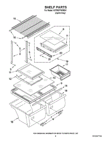 04 - Shelf Parts parts for Whirlpool Refrigerator K2TREFFWMS01 from AppliancePartsPros.com