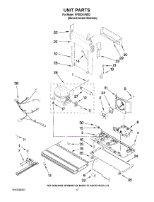 10 - Unit Parts parts for Kitchenaid Refrigerator KFIS20XVMS3 from AppliancePartsPros.com