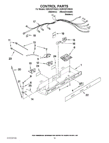 12 - Control Parts parts for Kitchenaid Refrigerator KSRV22FVSS03 from AppliancePartsPros.com