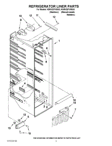 02 - Refrigerator Liner Parts parts for Kitchenaid Refrigerator KSRV22FVMS03 from AppliancePartsPros.com