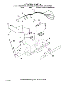 09 - Control Parts parts for Kitchenaid Refrigerator KSRS25MWMS00 from AppliancePartsPros.com