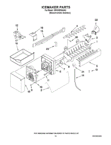 08 - Icemaker Parts parts for Kitchenaid Refrigerator KRK55BRANA3 from AppliancePartsPros.com