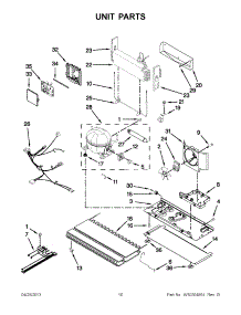 05 - Unit Parts parts for Kitchenaid Refrigerator KBFS22EWMS1 from AppliancePartsPros.com