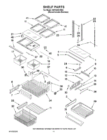 06 - Shelf Parts parts for Kitchenaid Refrigerator KBFS25EVMS4 from AppliancePartsPros.com