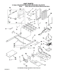 11 - Unit Parts parts for Kitchenaid Refrigerator KSRL25FXMT00 from AppliancePartsPros.com