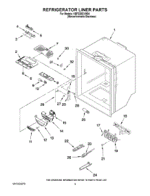 03 - Refrigerator Liner Parts parts for Kitchenaid Refrigerator KBFS20EVMS4 from AppliancePartsPros.com