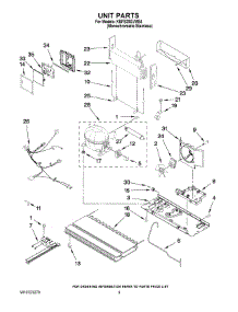 05 - Unit Parts parts for Kitchenaid Refrigerator KBFS20EVMS4 from AppliancePartsPros.com