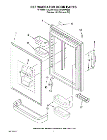 04 - Refrigerator Door Parts parts for Kitchenaid Refrigerator KBLS19KTSS5 from AppliancePartsPros.com