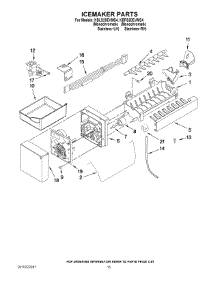 08 - Icemaker Parts parts for Kitchenaid Refrigerator KBLS20EVMS4 from AppliancePartsPros.com