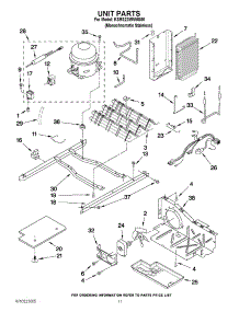 07 - Unit Parts parts for Kitchenaid Refrigerator KSRS22MWMS00 from AppliancePartsPros.com