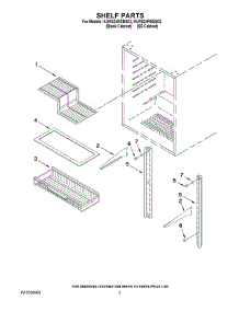 02 - Shelf Parts parts for Kitchenaid Refrigerator KURS24RSBS02 from AppliancePartsPros.com