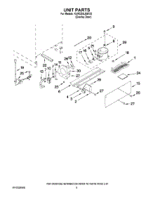 04 - Unit Parts parts for Kitchenaid Refrigerator KURO24LSBX02 from AppliancePartsPros.com