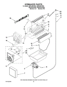 08 - Icemaker Parts parts for Kitchenaid Refrigerator KBRS22EVMS4 from AppliancePartsPros.com
