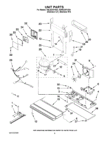 06 - Unit Parts parts for Kitchenaid Refrigerator KBRS22KVSS4 from AppliancePartsPros.com