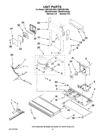 07 - Unit Parts parts for Kitchenaid Refrigerator KBRL22EVMS4 from AppliancePartsPros.com
