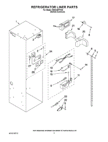 04 - Refrigerator Liner Parts parts for Kitchenaid Refrigerator KSSO48FTX04 from AppliancePartsPros.com