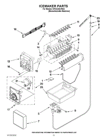 07 - Icemaker Parts parts for Kitchenaid Refrigerator KFCS22EVMS3 from AppliancePartsPros.com