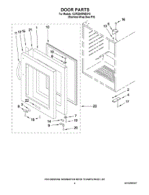 03 - Door Parts parts for Kitchenaid Refrigerator KURG24RWBS10 from AppliancePartsPros.com